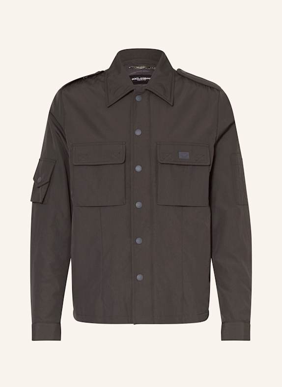 DOLCE & GABBANA Fieldjacket DUNKELGRAU