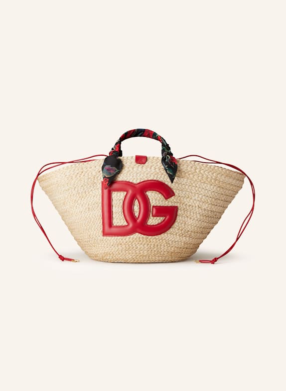 DOLCE & GABBANA Shopper CREAM/ RED