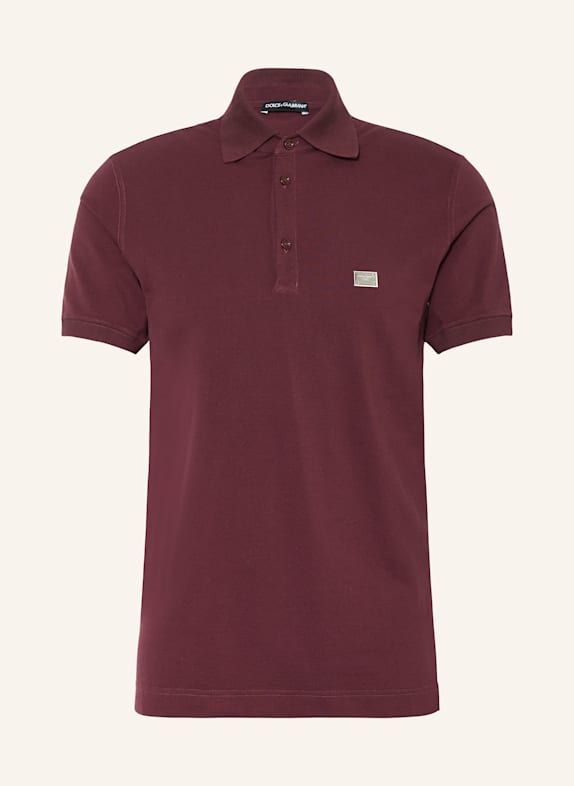 DOLCE & GABBANA Piqué-Poloshirt FUCHSIA