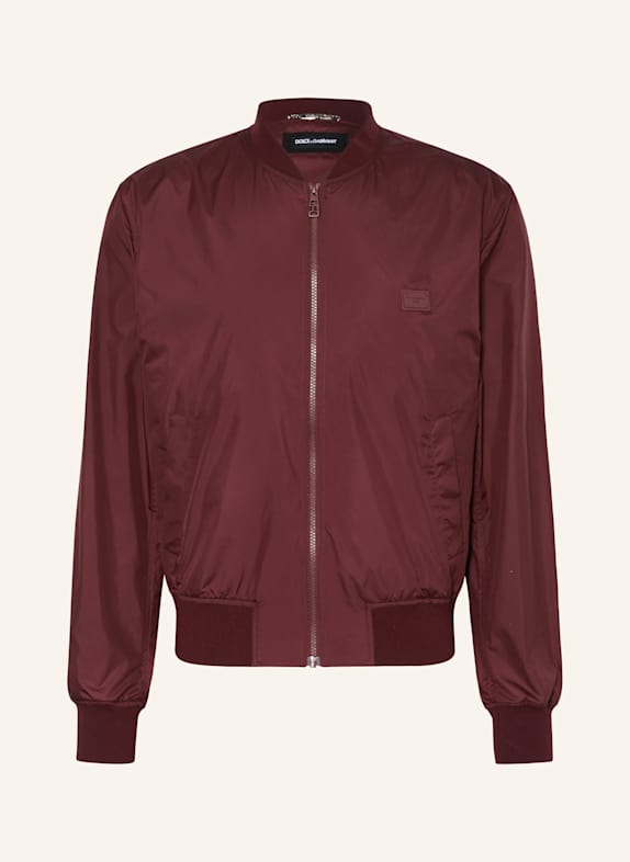 DOLCE & GABBANA Bomber jacket DARK RED