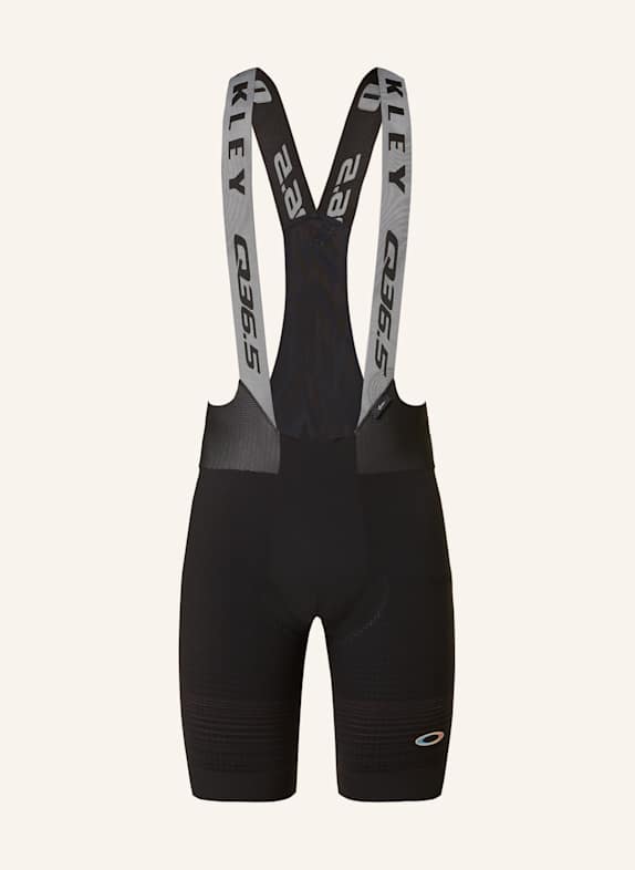 OAKLEY Spodenki kolarskie Q36.5 CLIMA BIBSHORT z szelkami i wyściełaną wkładką CZARNY
