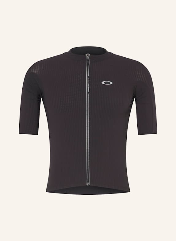 OAKLEY Koszulka rowerowa GRIDSKIN PINSTRIPE SS JERSEY CZARNY