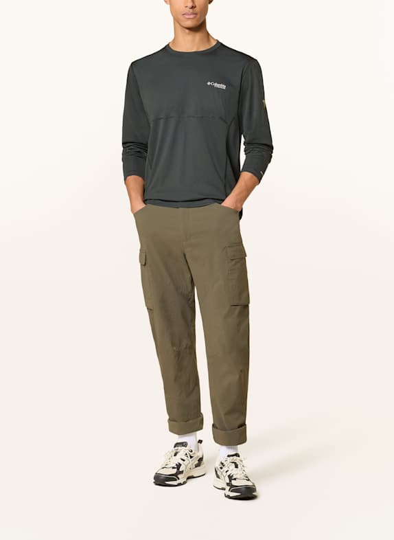 Columbia Tricou cu mâneci lungi CIRQUE RIVER™ PRO NEGRU