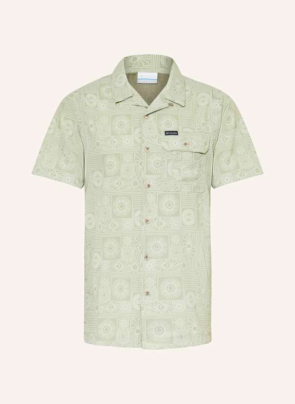 Columbia Koszula outdoorowa TECH TRAIL™ UTILITY JASNOZIELONY / KREMOWY