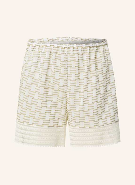 ERES Pajama shorts CANDEUR WHITE/ OLIVE