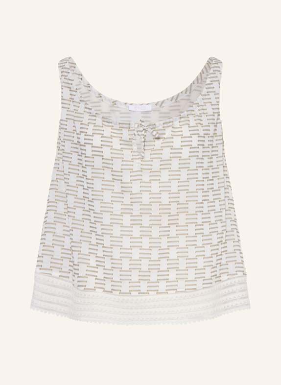 ERES Pajama top OMBRELLE WHITE/ OLIVE