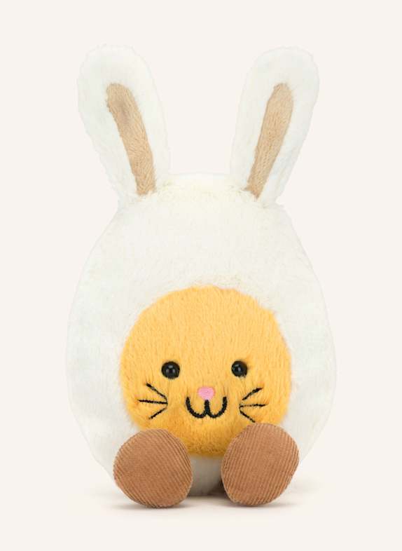 Jellycat Zabawka pluszowa AMUSEABLES BUNNY EGG BIAŁY/ ŻÓŁTY