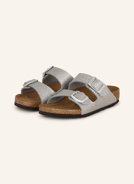 BIRKENSTOCK Klapki ARIZONA SREBRNY