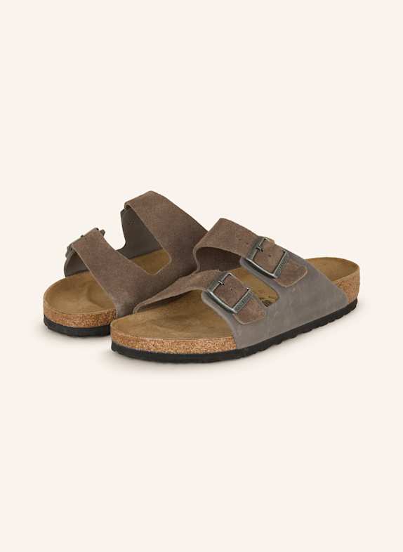 BIRKENSTOCK Pantoletten ARIZONA GRAU/ BEIGE