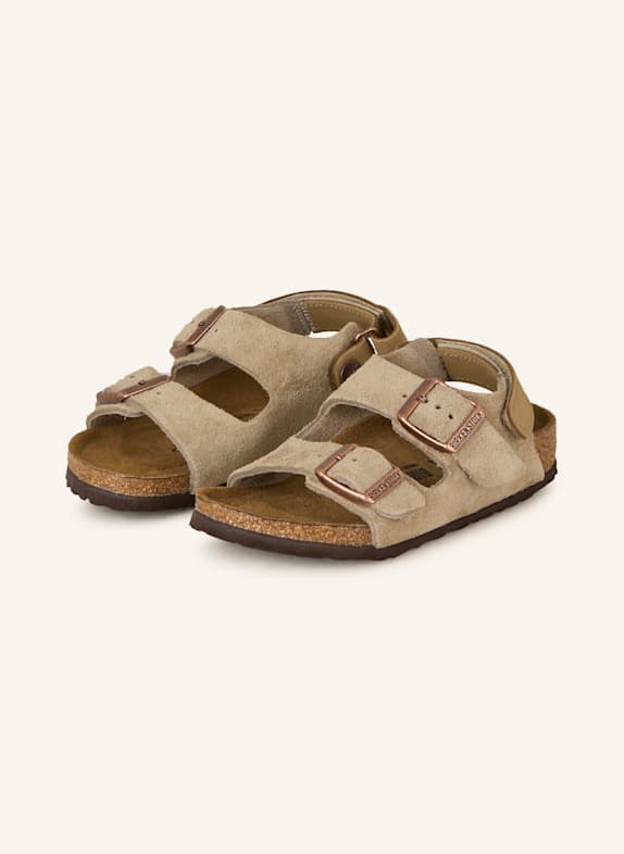 BIRKENSTOCK Klapki MILANO AS SZAROBRĄZOWY