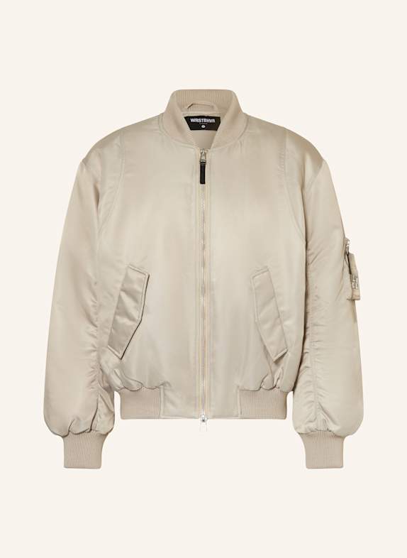 WRSTBHVR Bomber jacket SOLA LIGHT BROWN