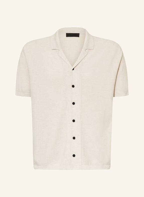 IRIS von ARNIM Strickhemd TORELLO Comfort Fit BEIGE