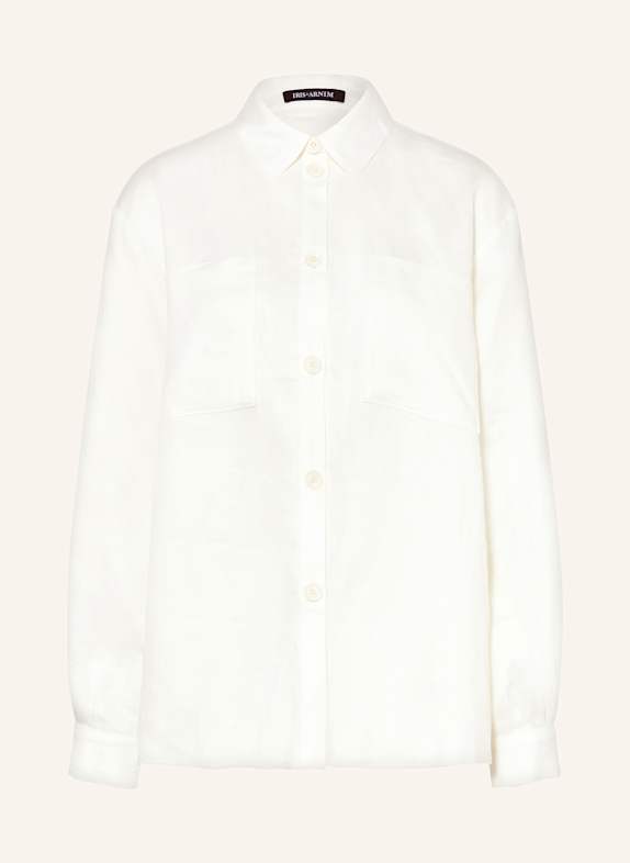 IRIS von ARNIM Chemisier LEANE en lin BLANC