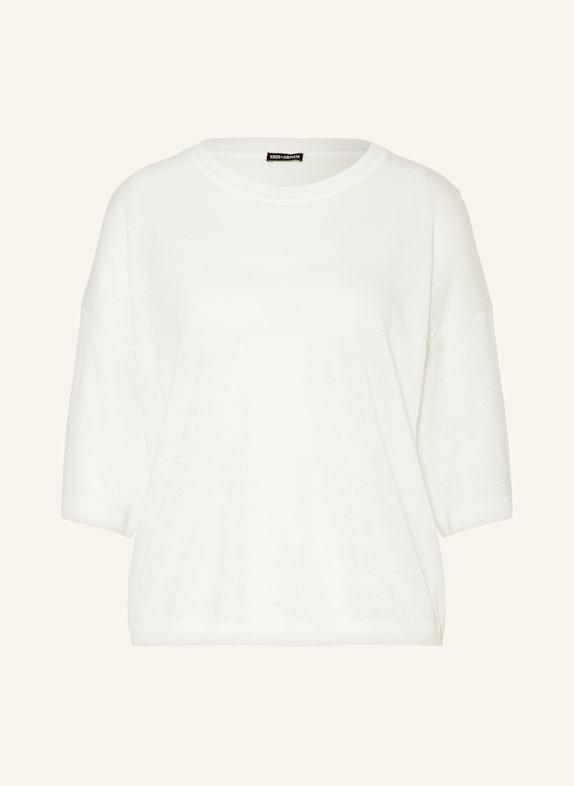 IRIS von ARNIM T-Shirt VENERA mit Leinen WEISS