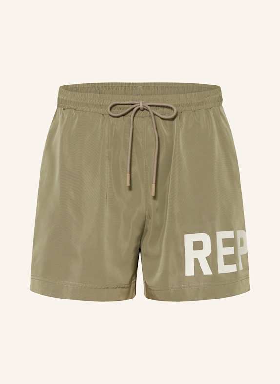 REPRESENT Badeshorts OLIV