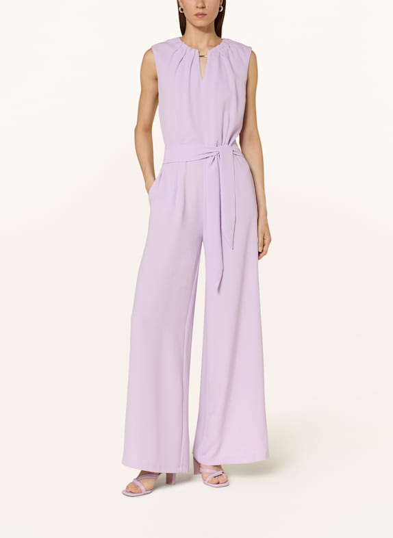 BETTY&CO Piqué jumpsuit LIGHT PURPLE