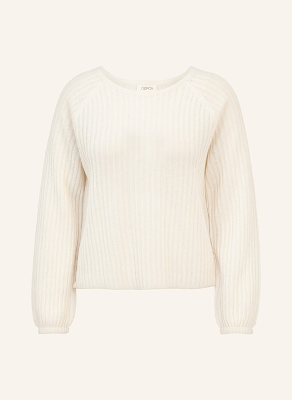 CARTOON Sweater with sequins ECRU