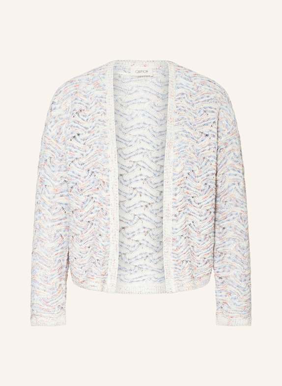 CARTOON Knit cardigan WHITE/ BLUE/ RED