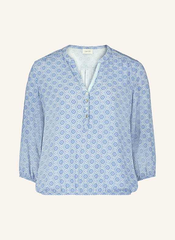 CARTOON Shirt blouse with 3/4 sleeves WHITE/ BLUE