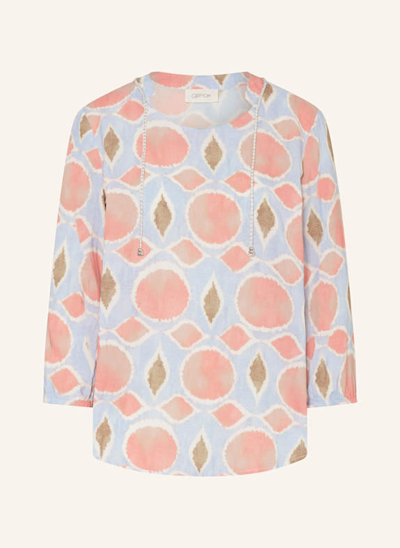 CARTOON Shirt blouse with 3/4 sleeves BLUE GRAY/ DUSKY PINK/ KHAKI