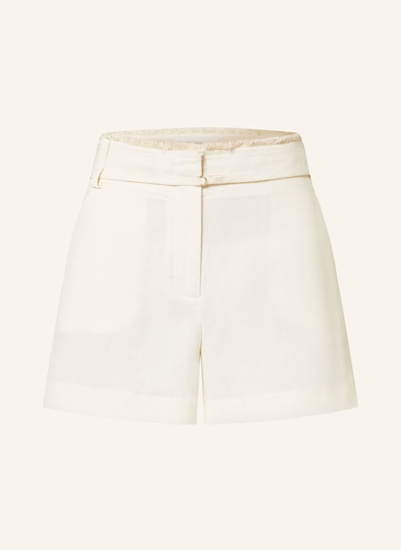 PATRIZIA PEPE Shorts with linen ECRU