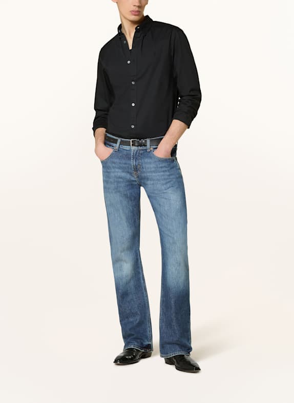 ALLSAINTS Overhemd HAWTHORNE Slim Fit ZWART