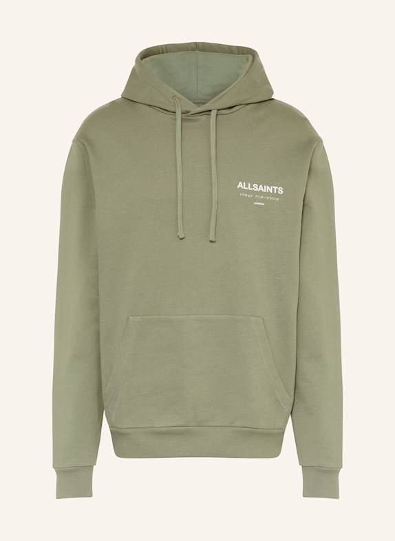 ALLSAINTS Hoodie UNDERGROUND DUNKELGRÜN