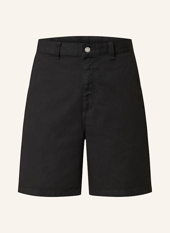 carhartt WIP Shorts DREWE Relaxed Fit 8902 Black, rinsed