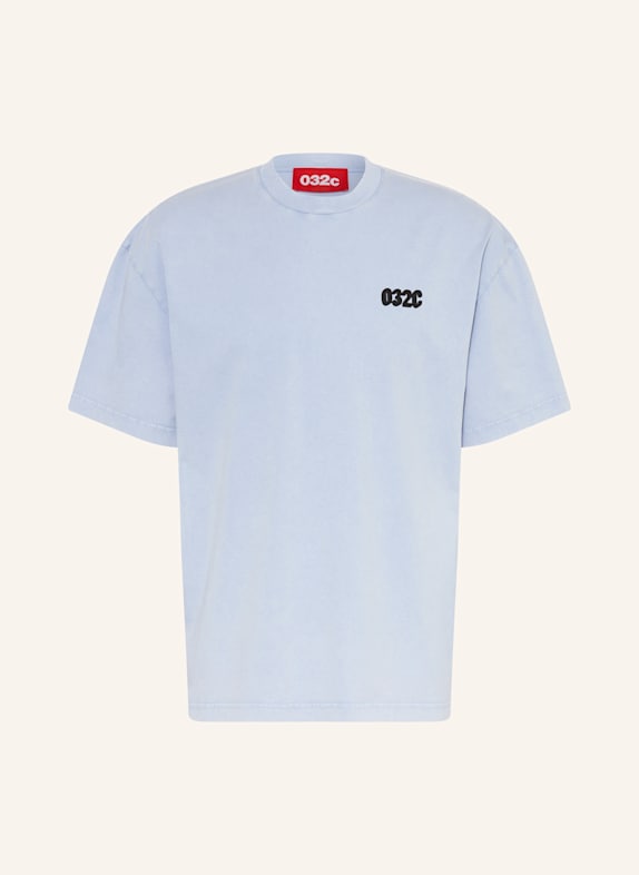 032c T-Shirt 032C LOVES HELLBLAU