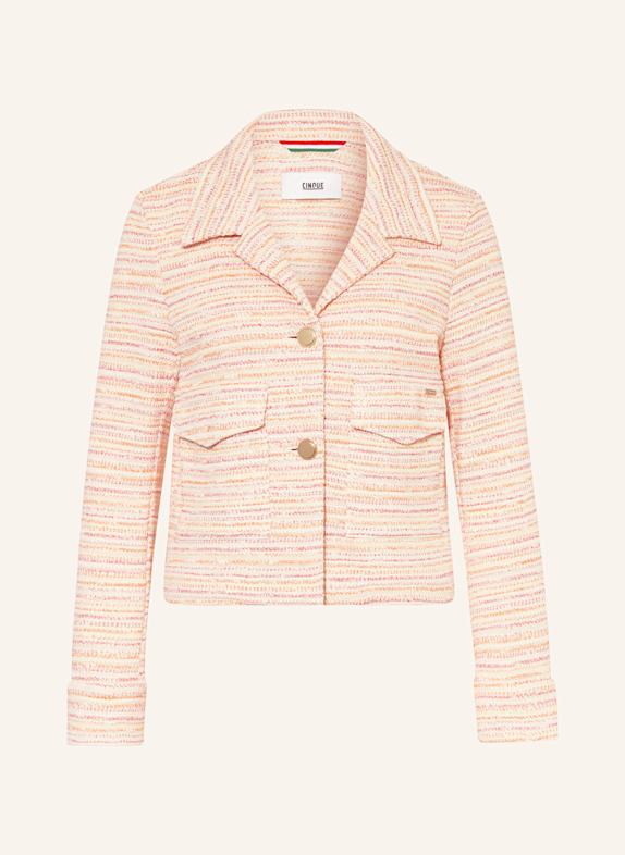 CINQUE Blazer CIAYDA ECRU/ PINK/ NEONORANGE