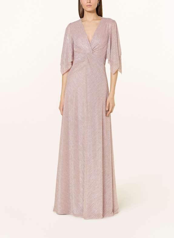 TALBOT RUNHOF Abendkleid mit Glitzergarn ROSÉ/ ROSÉGOLD/ SILBER