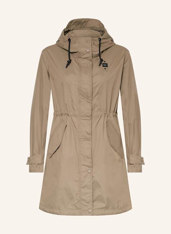 Blauer Regenmantel EMERY BEIGE