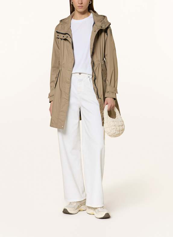 Blauer Regenmantel EMERY BEIGE