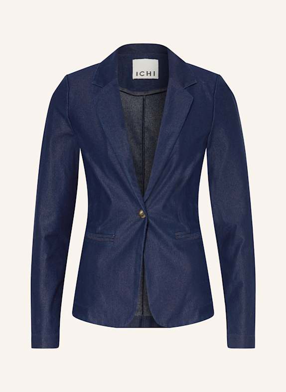 ICHI Blazer IHKATE in Jeansoptik DUNKELBLAU