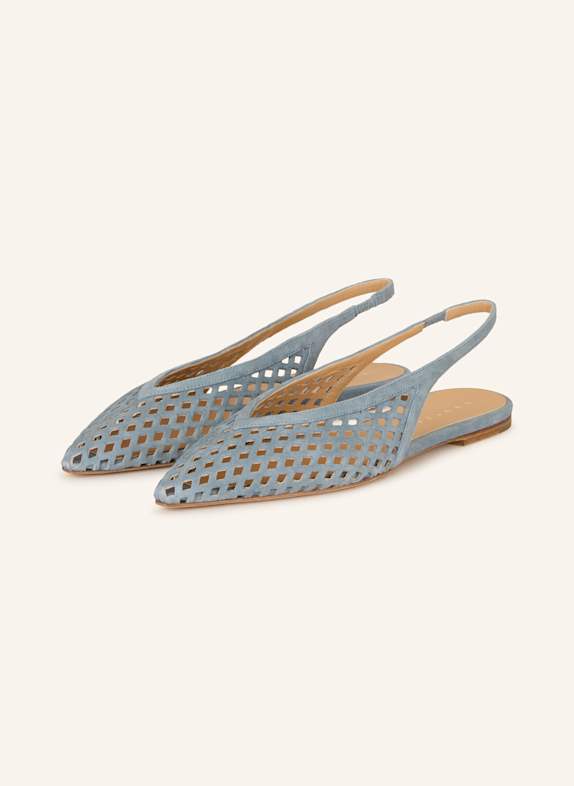 UNÜTZER Slingballerinas BLAUGRAU