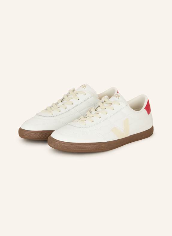 VEJA Sneaker PANENKA WEISS/ ECRU/ ROT