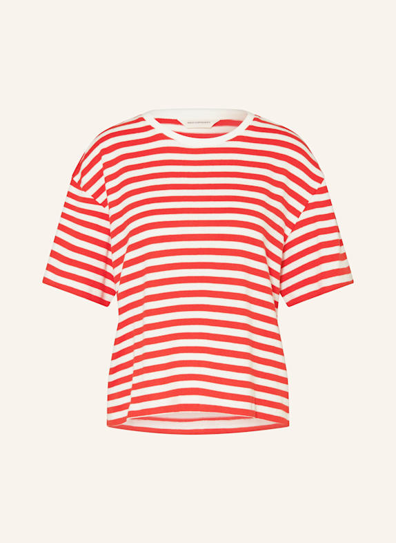 MSCH COPENHAGEN Strickshirt MSCHKEMBA WEISS/ ROT