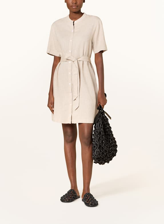 MSCH COPENHAGEN Kleid MSCHPENNIE GINIA mit Leinen BEIGE