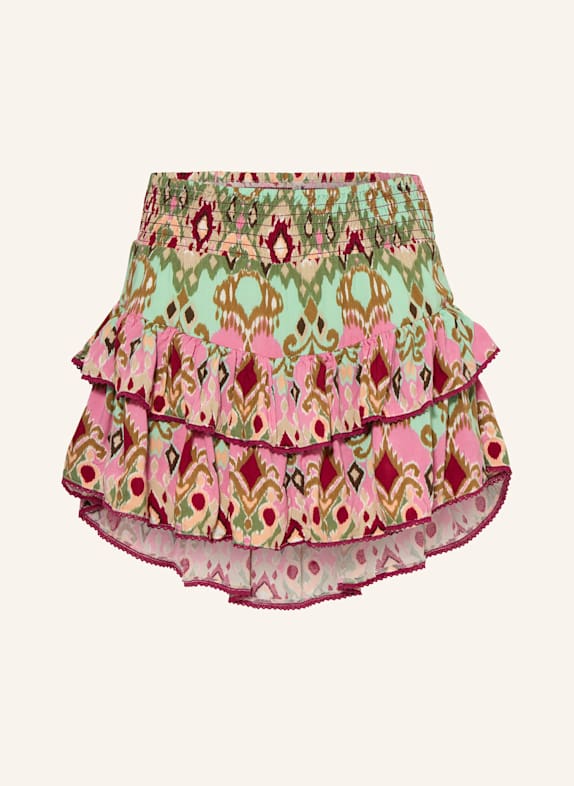 ONLY Skort mit Volants Tofu/Glow Boho Heather Rose