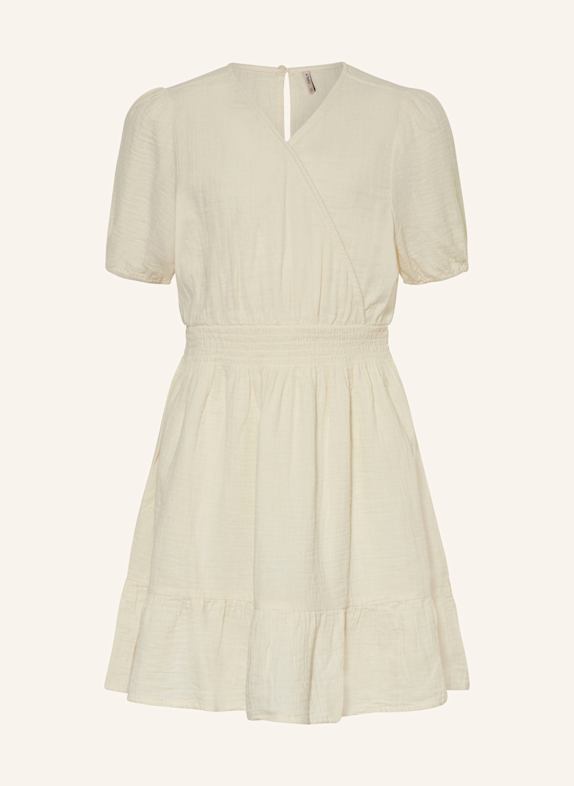 ONLY Musslinkleid CREME
