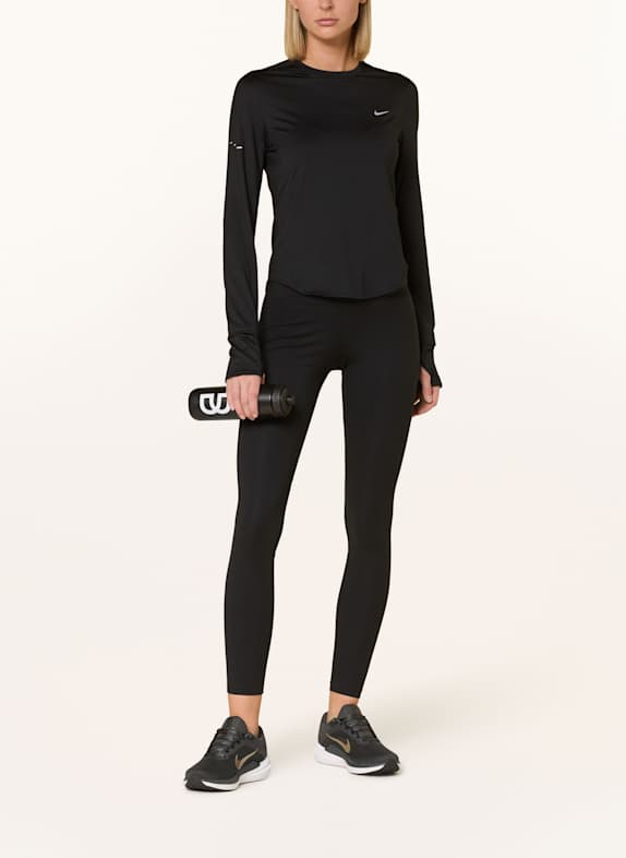 Nike Koszulka do biegania SWIFT CZARNY