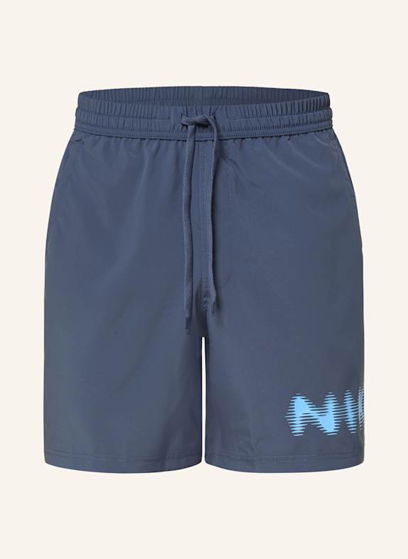 Nike Szorty treningowe FORM GRANATOWY