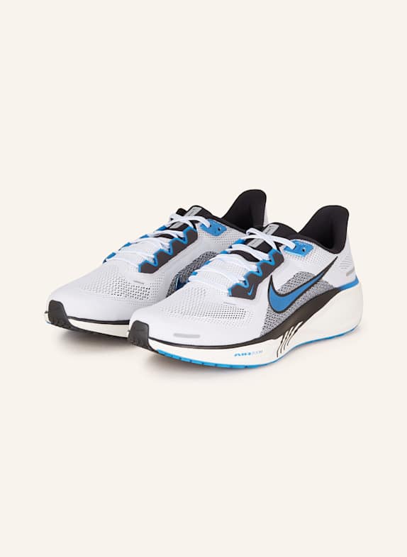 Nike Buty do biegania PEGASUS 41 BIAŁY/ NIEBIESKI/ CZARNY