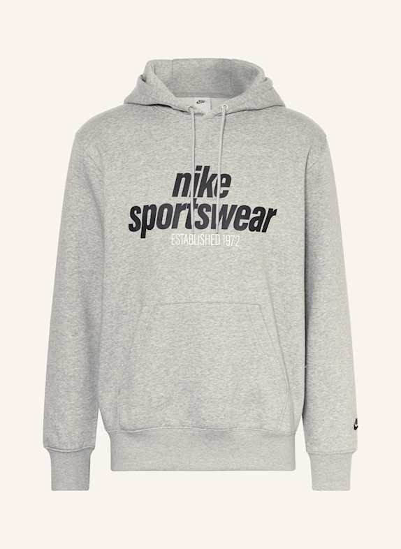 Nike Bluza z kapturem JASNOCZARY