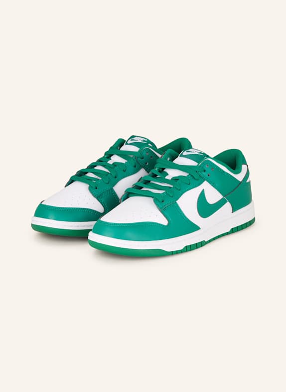 Nike Sneakersy DUNK LOW RETRO BIAŁY/ ZIELONY