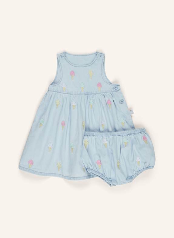 STELLA McCARTNEY KIDS Zestaw: sukienka i spodnie JASNONIEBIESKI/ ŻÓŁTY/ MOCNORÓŻOWY