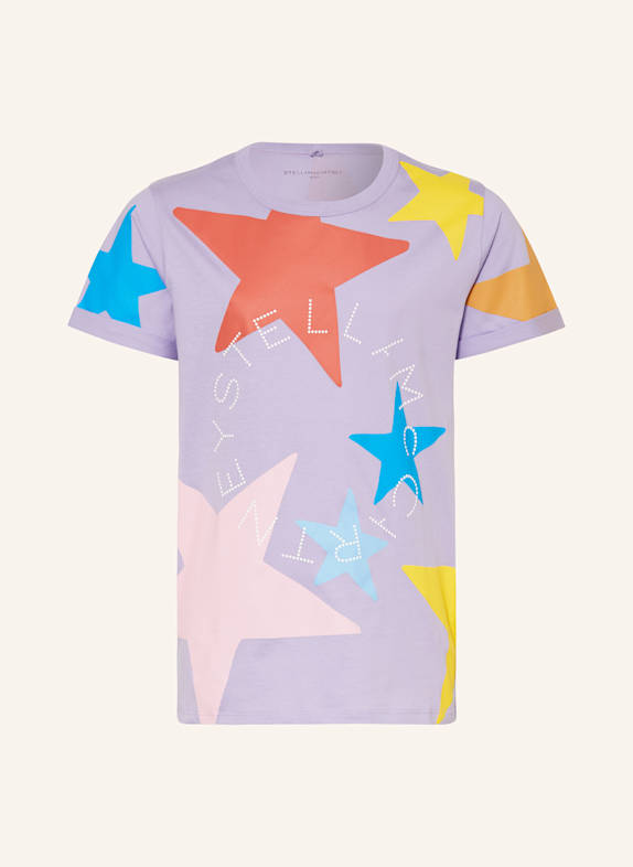 STELLA McCARTNEY KIDS T-Shirt HELLLILA/ GELB/ TÜRKIS