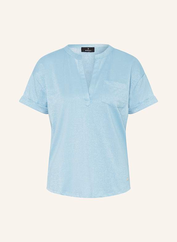 monari T-Shirt mit Glitzergarn HELLBLAU
