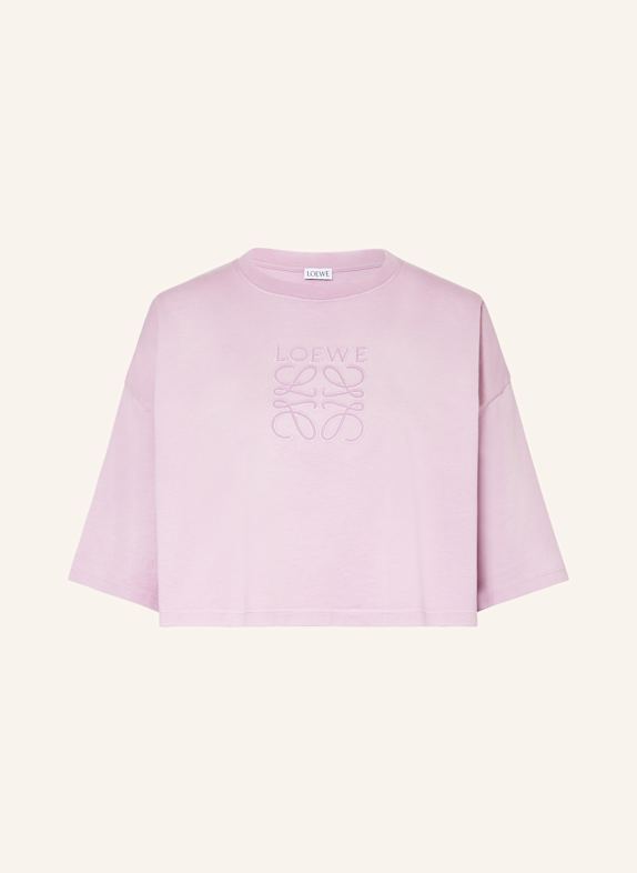 LOEWE Cropped shirt LIGHT PURPLE