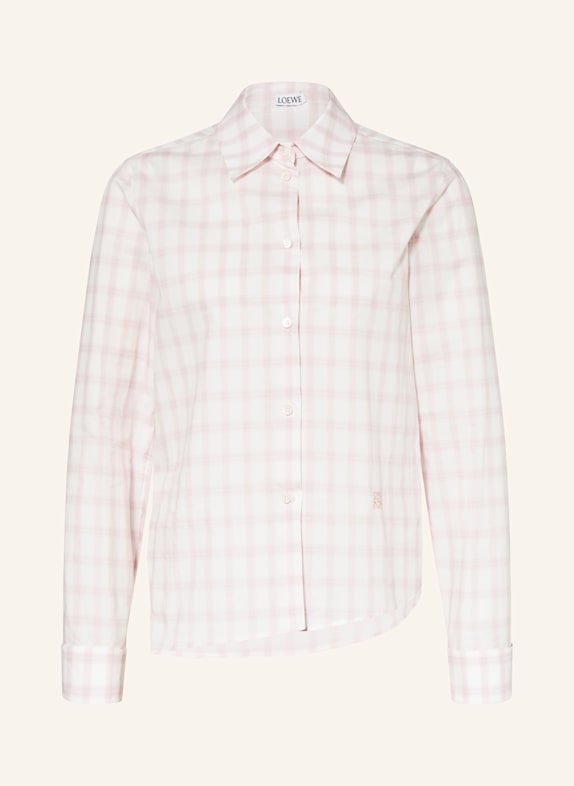 LOEWE Hemdbluse WEISS / ROSA